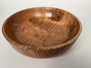 Spalted Flame Maple Bowl (Highly Figured) 10”