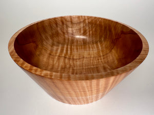 8” Flame Maple (HF) Bowl - Top/Side View