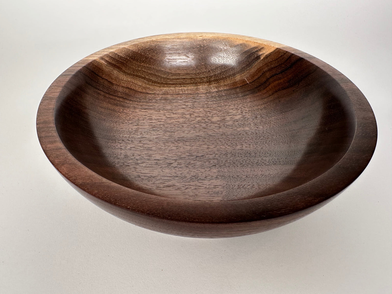 8” Black Walnut Bowl - Top View