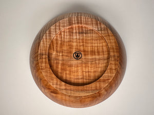 10 Spalted Flame Maple (HF) Bowl - Bottom View