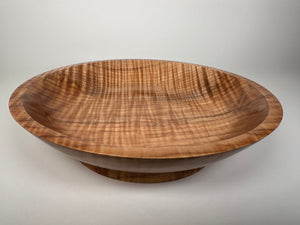 10” Spalted Flame Maple (HF) Bowl - Top/Side View