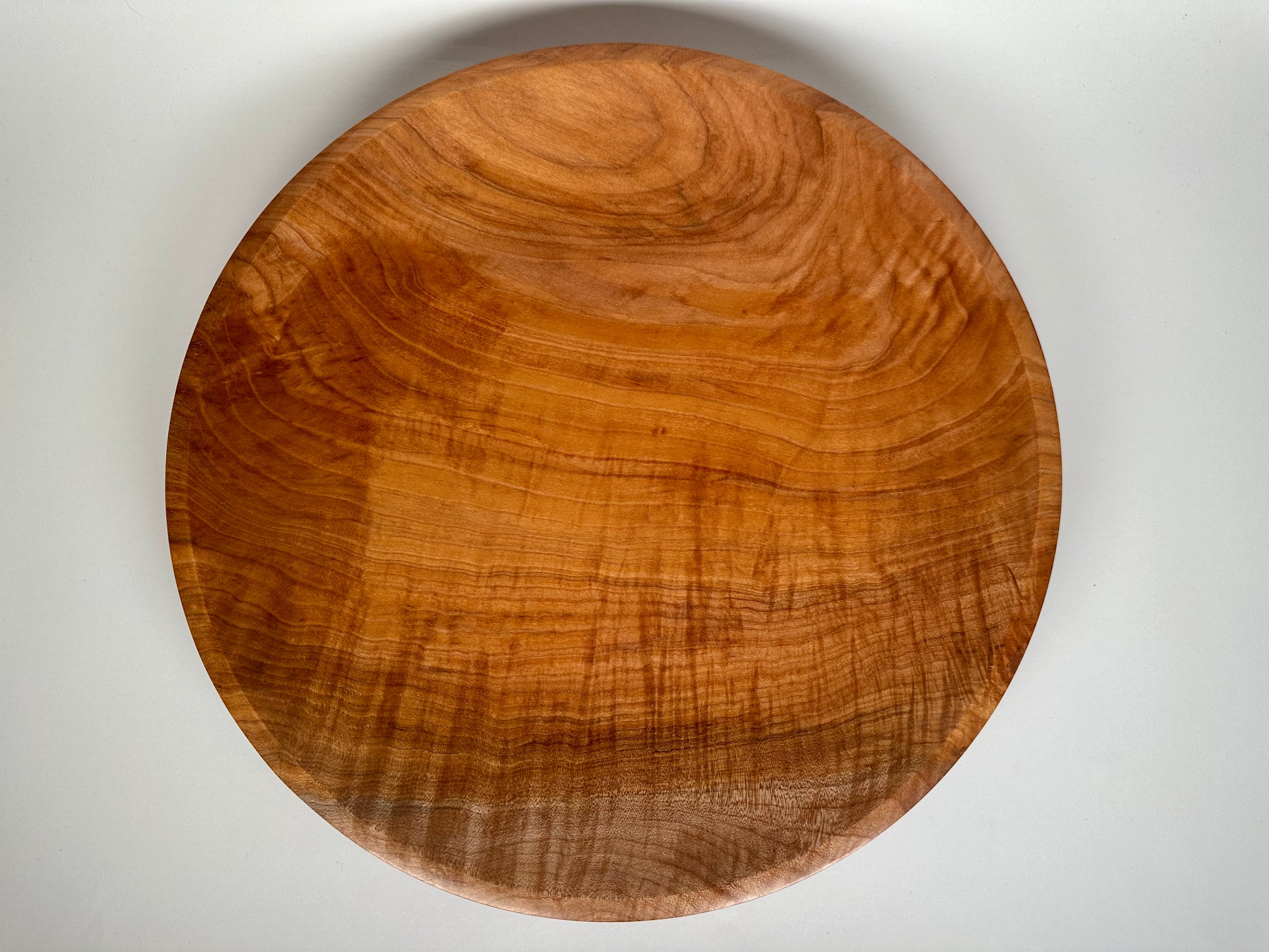 16” Flame Maple (HF) Bowl - Top/Side View