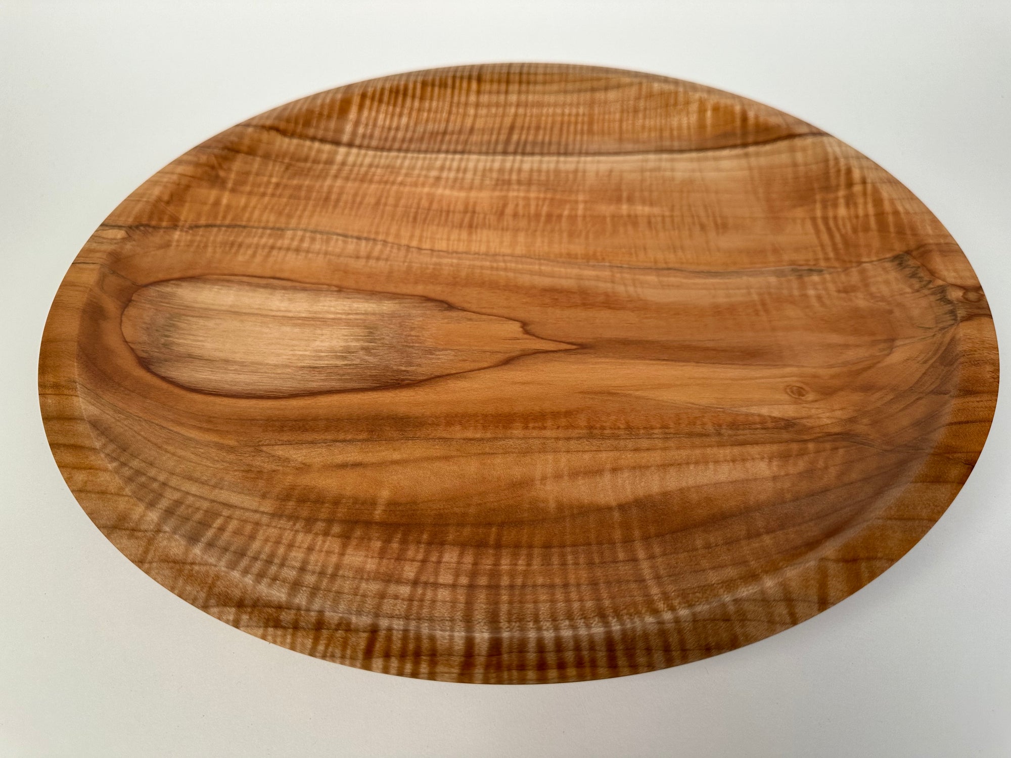 15” Flame Maple Bowl - Top/Side View