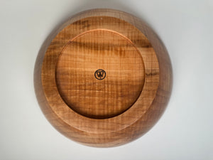 12” Spalted Flame Maple (HF) Bowl - Bottom View