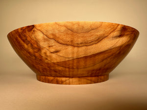 12” Spalted Flame Maple (HF) Bowl - Side View