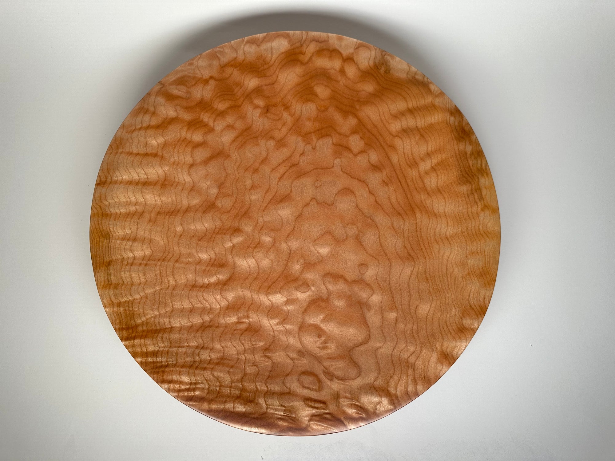 15” Quilted Maple (MA) Bowl - Top/Side View