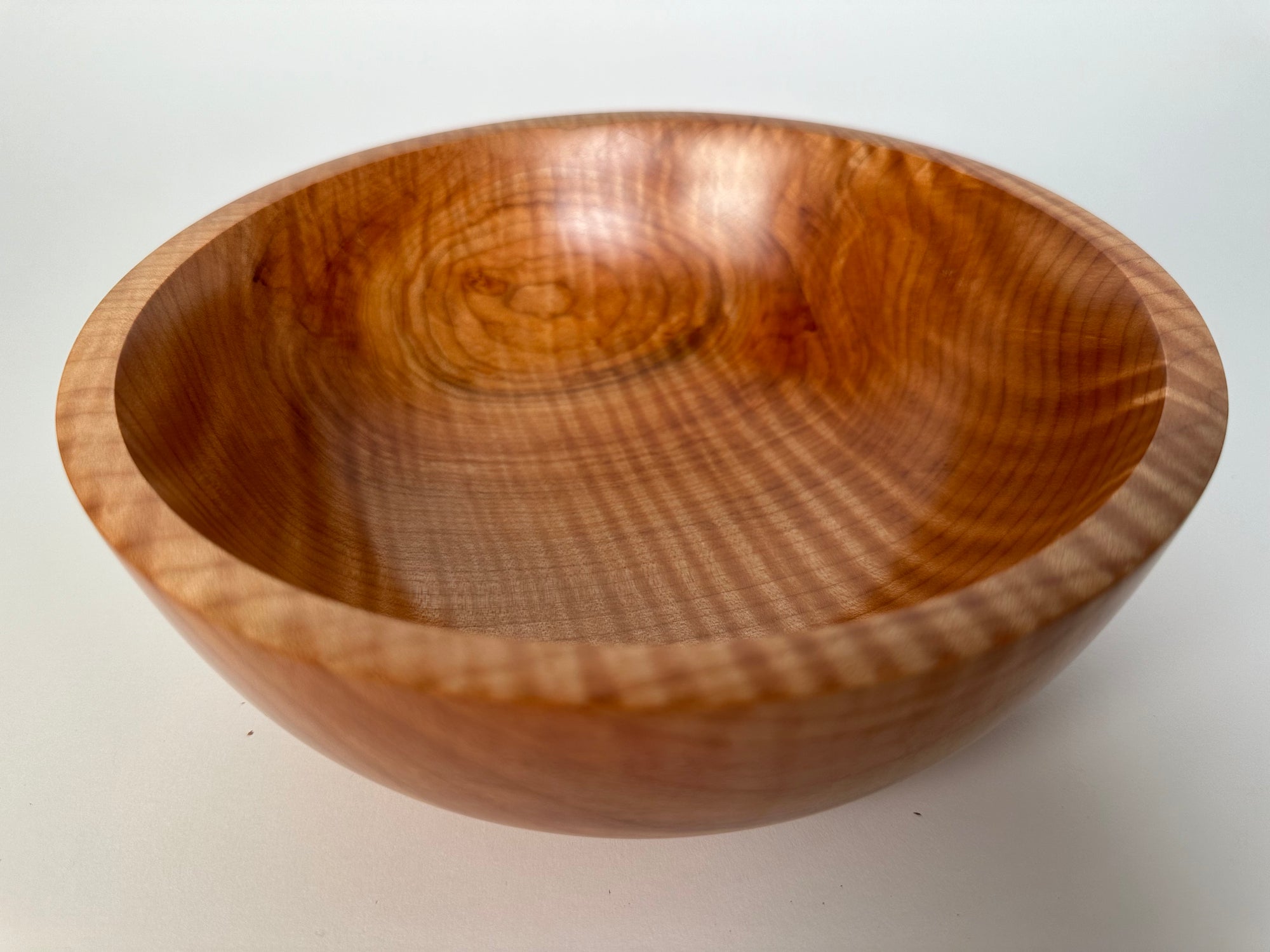 9” Flame Maple (MA) Bowl - Top/Side View