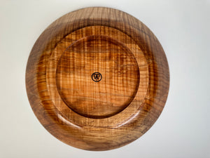 12” Spalted Flame Maple (HF) Bowl - Bottom View