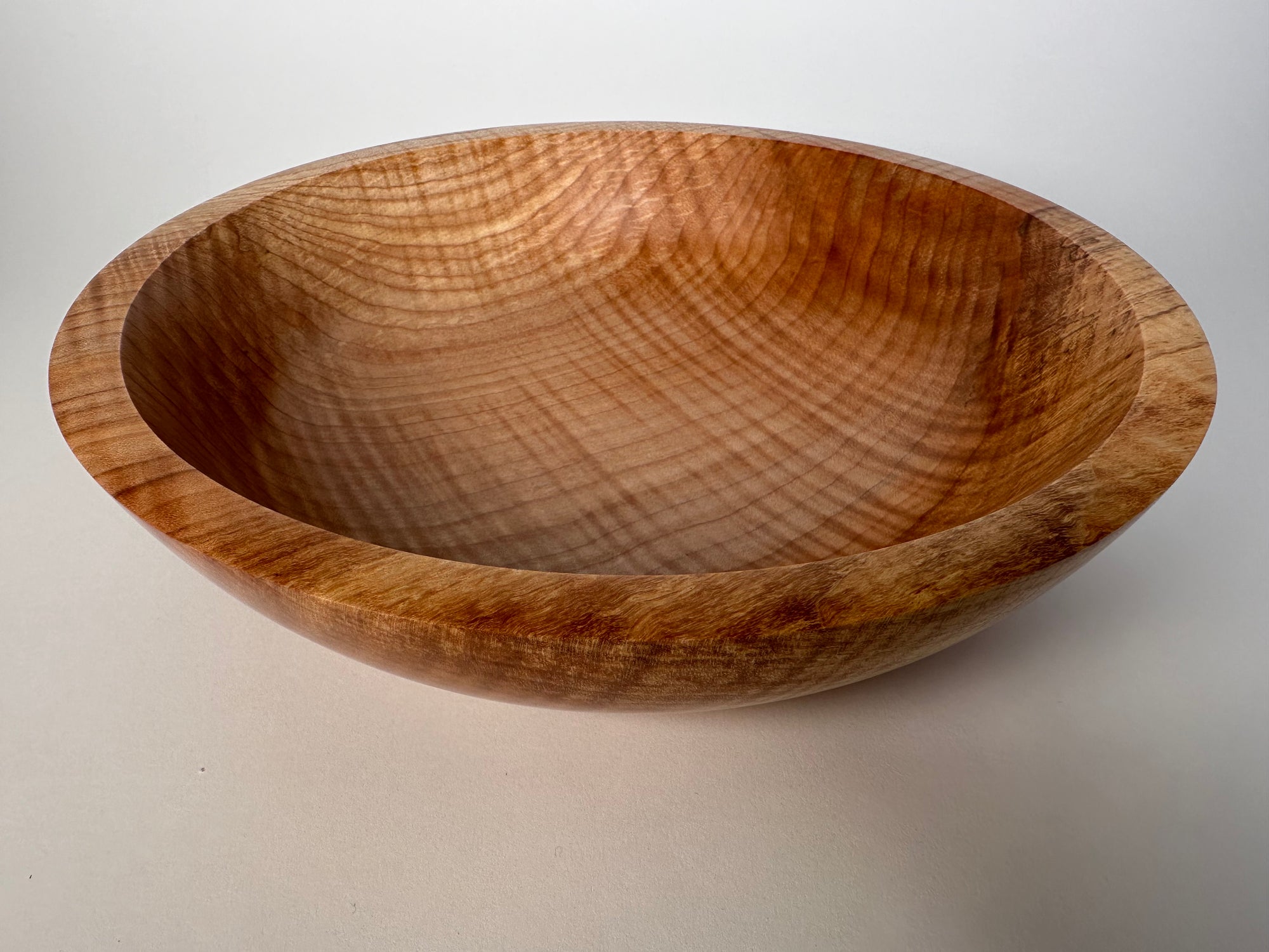 11” Flame Maple (MA) Bowl - Top/Side View