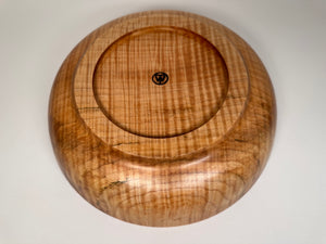 12” Flame Maple (MA) Bowl - Bottom View