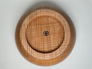 10” Flame Maple (MA) Bowl - Bottom View