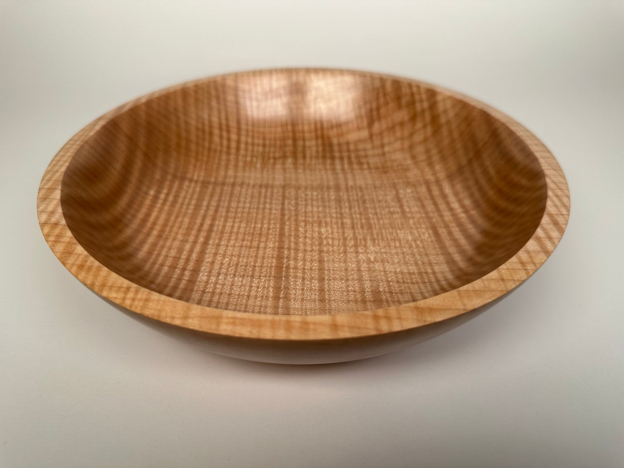 10” Flame Maple (MA) Bowl - Top/Side View