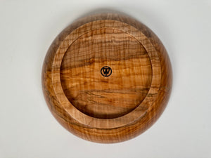 10” Spalted Flame Maple (HF) Bowl - Bottom View