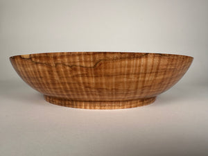 10” Spalted Flame Maple (HF) Bowl - Side View