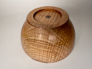 9” Flame Maple (HF) Bowl - Bottom View