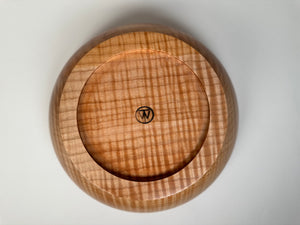 9” Flame Maple (MA) Bowl - Bottom View