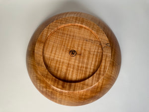 11” Spalted Flame Maple (HF) Bowl - Bottom View