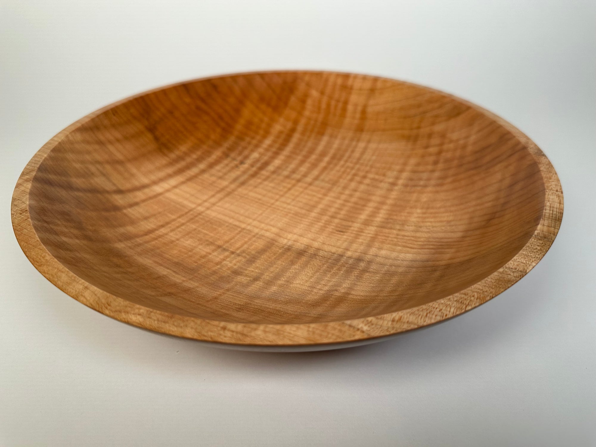 11” Spalted Flame Maple (HF) Bowl - Top/Side View