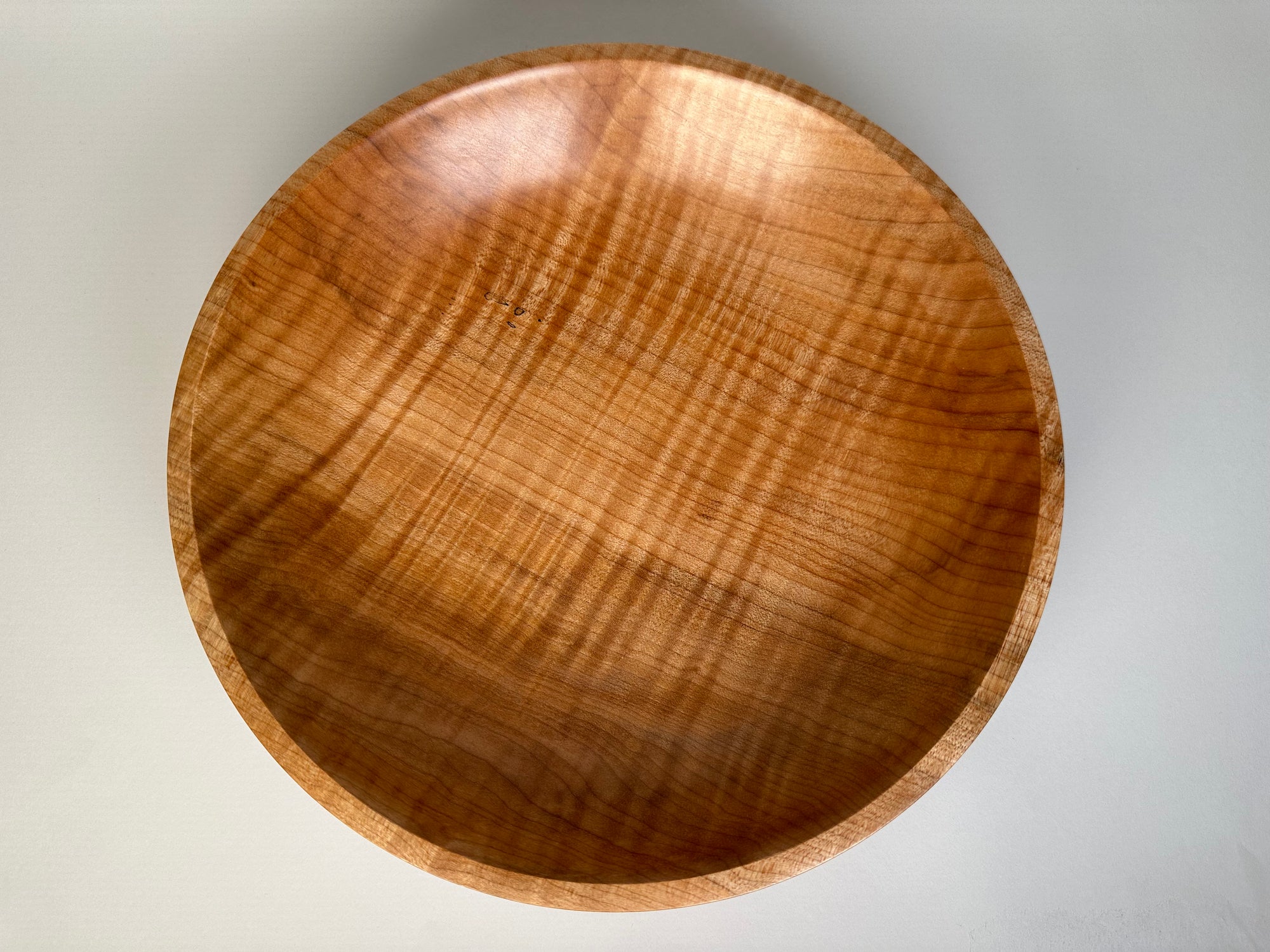 11” Spalted Flame Maple (HF) Bowl - Top/Side View