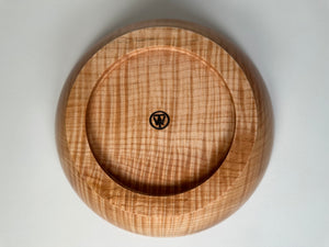 10” Flame Maple (MA) Bowl - Bottom View