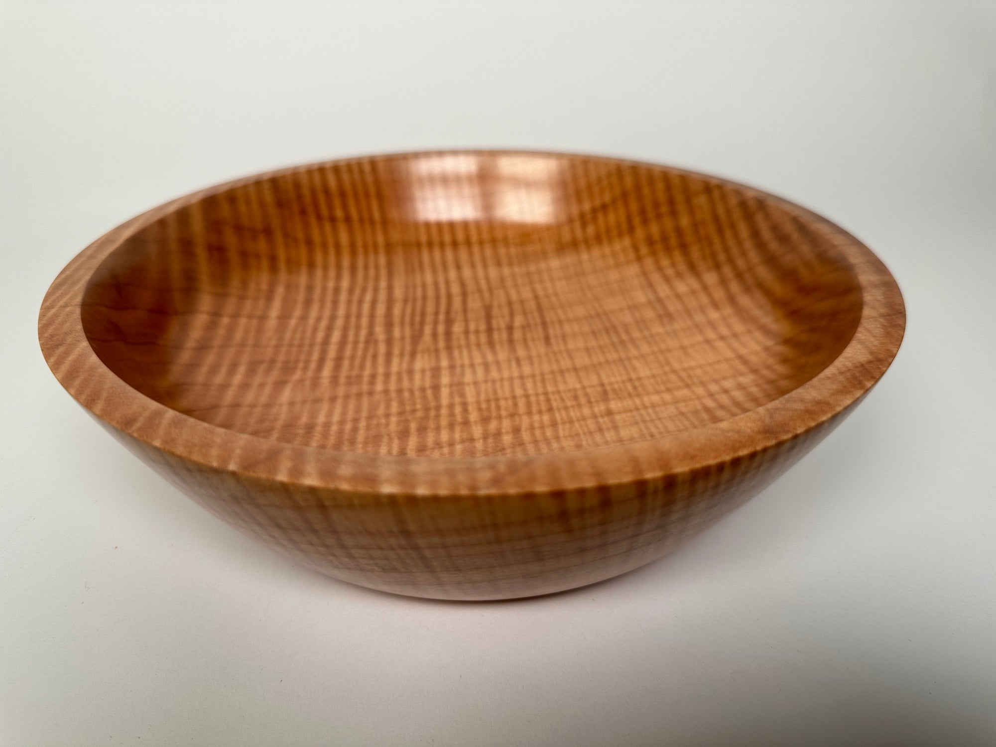 10” Flame Maple (MA) Bowl - Top/Side View