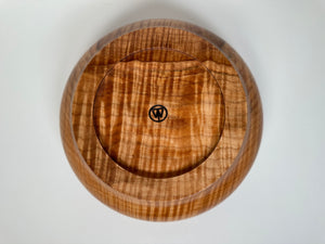 10” Spalted Flame Maple (MA) Bowl - Bottom View