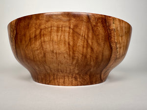 10” Spalted Flame Maple (MA) Bowl - Side View