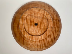 14” Flame Maple (MA) Bowl - Bottom View