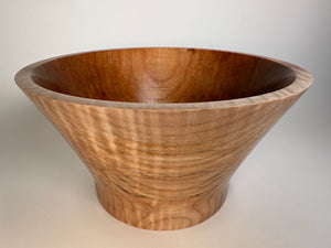 Spalted Flame Maple Bowl (Highly Figured) 9”