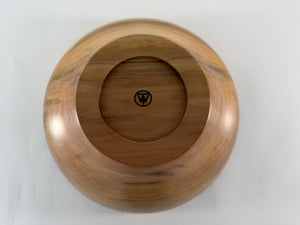 Black Walnut Bowl — 11″ Ebony & Ivory Edition