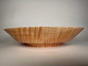 12” Quilted Maple (HF) Bowl - Side View