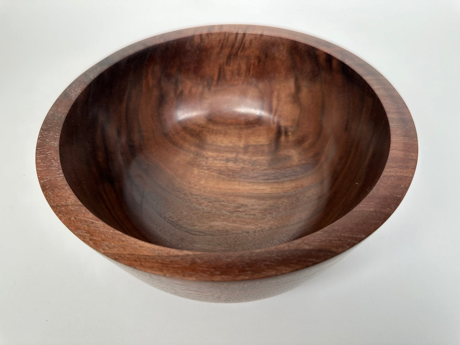 8” Black Walnut Bowl - Top/Side View