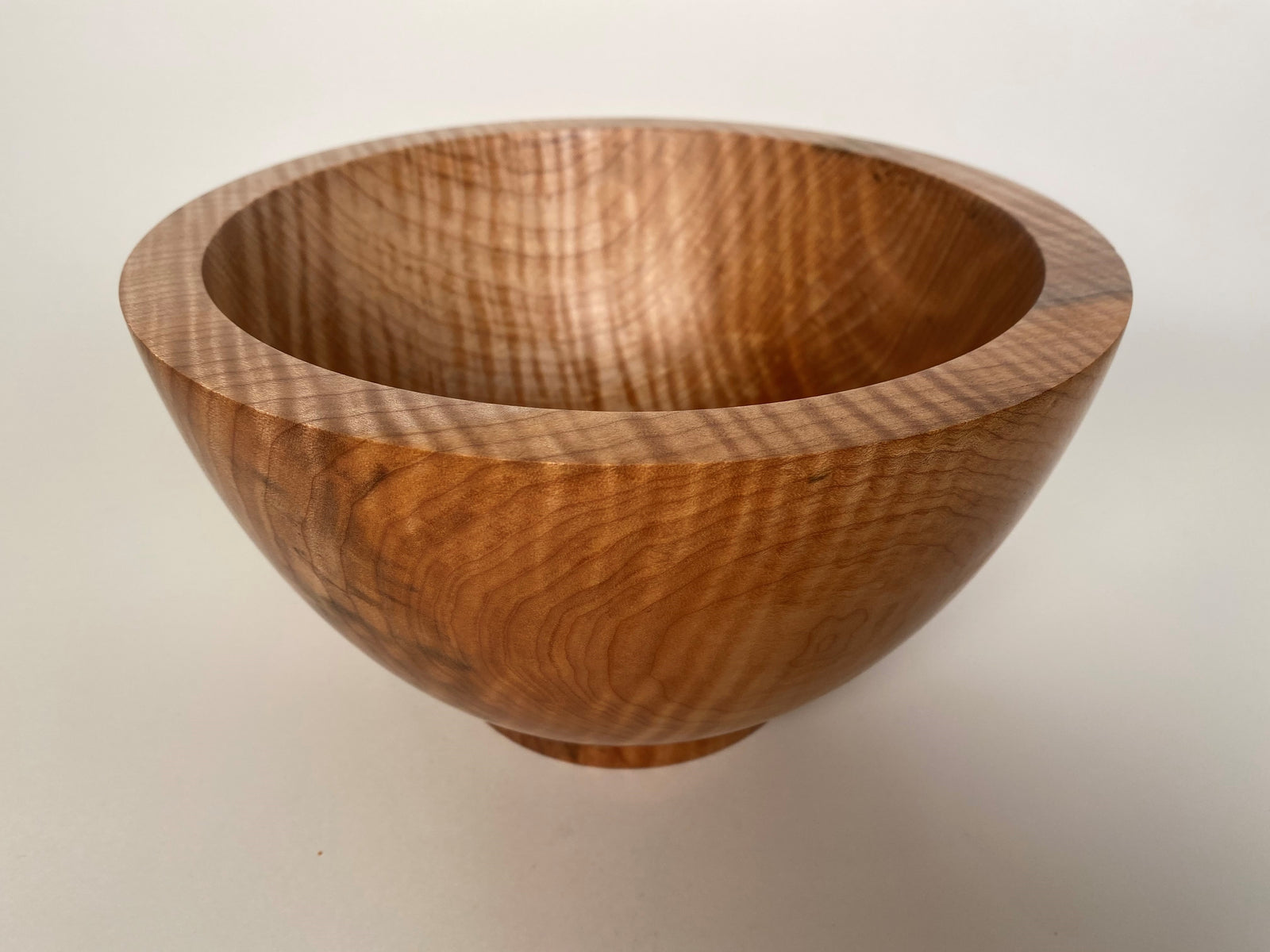 9” Flame Maple (MA) Bowl - Top/Side View