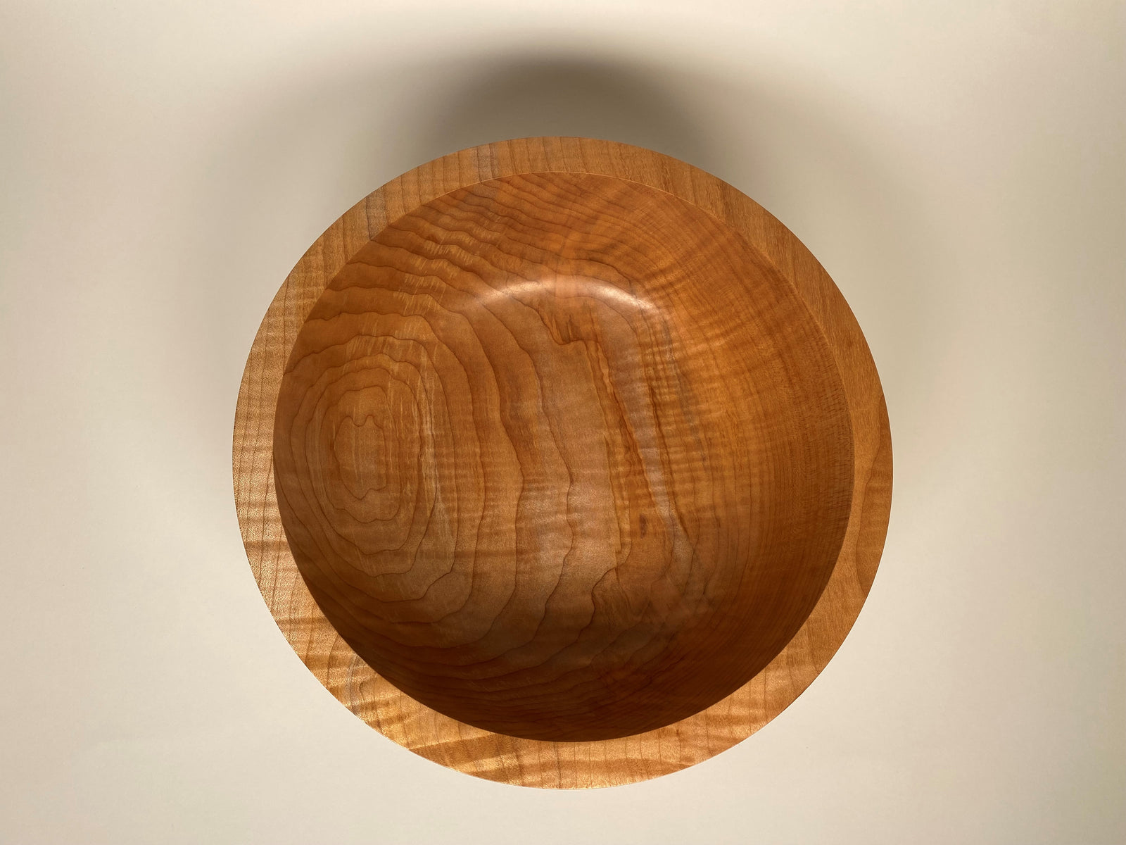 11” Flame Maple (HF) Bowl - Top/Side View