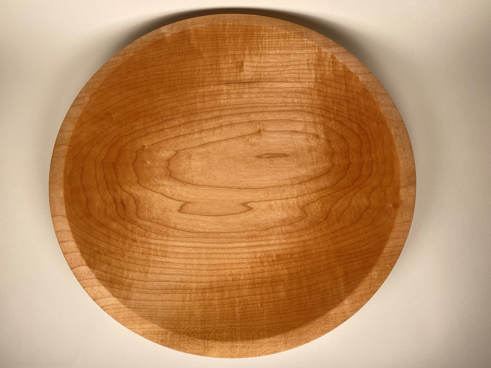 20” Big Leaf Maple Bowl - Top/Side View